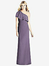 Front View Thumbnail - Lavender Social Bridesmaids Dress 8189