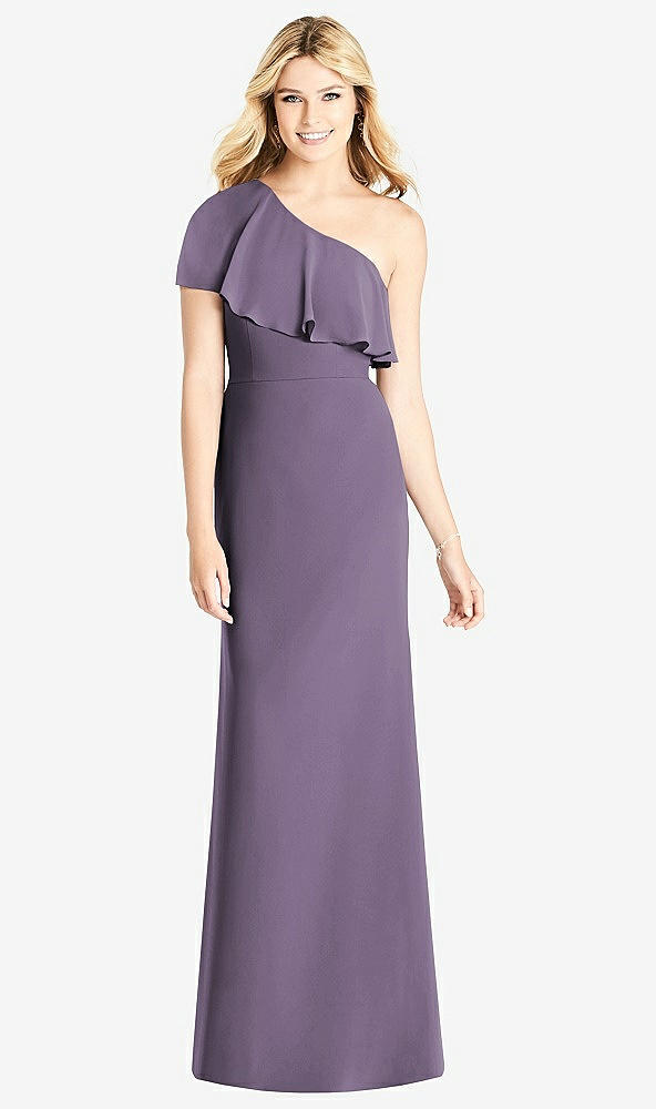 Front View - Lavender Social Bridesmaids Dress 8189