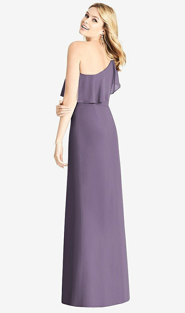 Back View - Lavender Social Bridesmaids Dress 8189