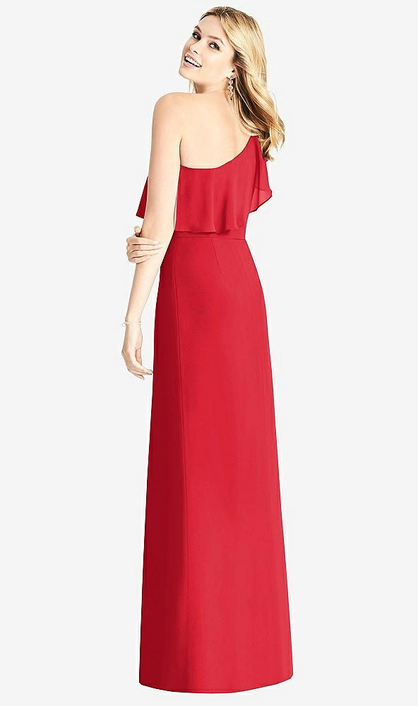 Back View - Parisian Red Social Bridesmaids Dress 8189