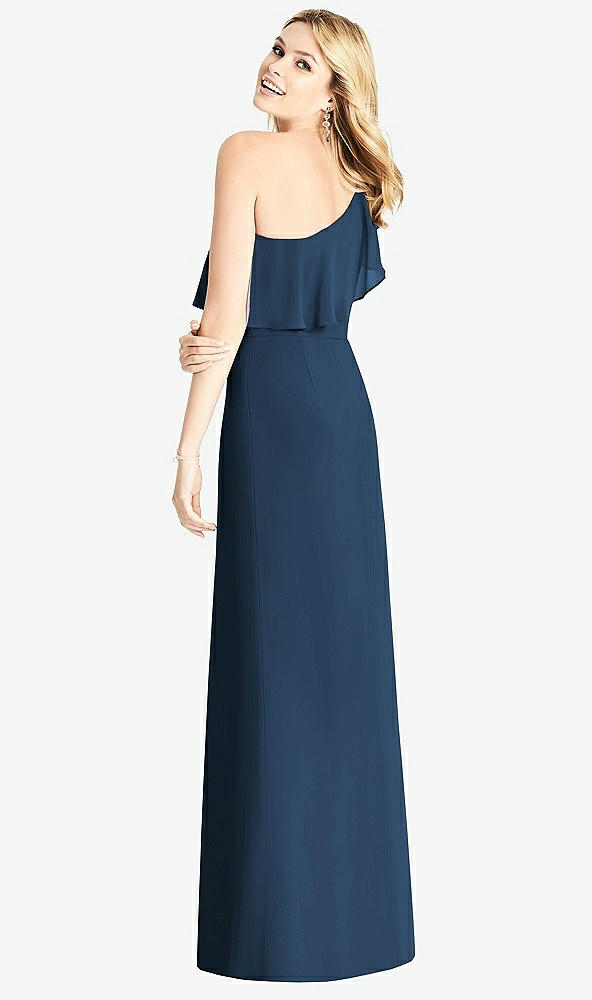 Back View - Sofia Blue Social Bridesmaids Dress 8189