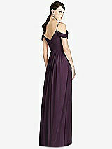 Rear View Thumbnail - Aubergine Alfred Sung Bridesmaid Dress D743