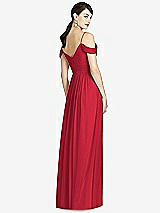 Rear View Thumbnail - Flame Alfred Sung Bridesmaid Dress D743