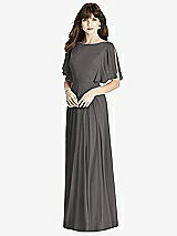 Front View Thumbnail - Caviar Gray After Six Bridesmaid Dress 6778