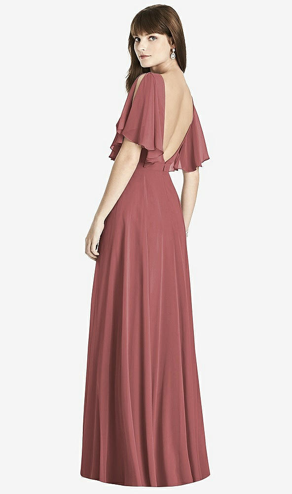 Back View - English Rose After Six Bridesmaid Dress 6778