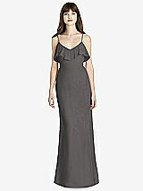 Front View Thumbnail - Caviar Gray After Six Bridesmaid Dress 6780