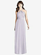 Front View Thumbnail - Moondance Jeweled Twist Halter Maxi Dress