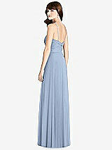 Rear View Thumbnail - Cloudy Jeweled Twist Halter Maxi Dress