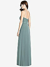 Rear View Thumbnail - Icelandic Jeweled Twist Halter Maxi Dress