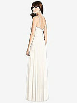 Rear View Thumbnail - Ivory Jeweled Twist Halter Maxi Dress