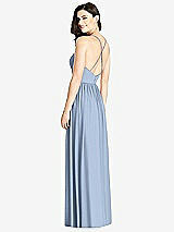 Rear View Thumbnail - Cloudy Criss Cross Strap Backless Maxi Dress