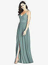 Front View Thumbnail - Icelandic Criss Cross Strap Backless Maxi Dress