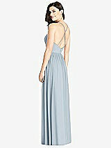 Rear View Thumbnail - Mist Criss Cross Strap Backless Maxi Dress