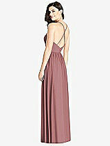 Rear View Thumbnail - Rosewood Criss Cross Strap Backless Maxi Dress