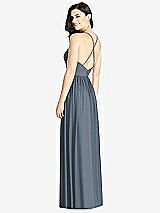 Rear View Thumbnail - Silverstone Criss Cross Strap Backless Maxi Dress