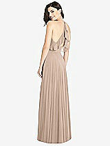 Front View Thumbnail - Topaz Ruffled Strap Cutout Wrap Maxi Dress