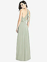 Front View Thumbnail - Celadon Ruffled Strap Cutout Wrap Maxi Dress