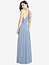 Front View Thumbnail - Cloudy Ruffled Strap Cutout Wrap Maxi Dress