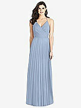 Rear View Thumbnail - Cloudy Ruffled Strap Cutout Wrap Maxi Dress