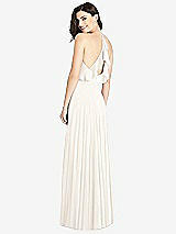 Front View Thumbnail - Ivory Ruffled Strap Cutout Wrap Maxi Dress