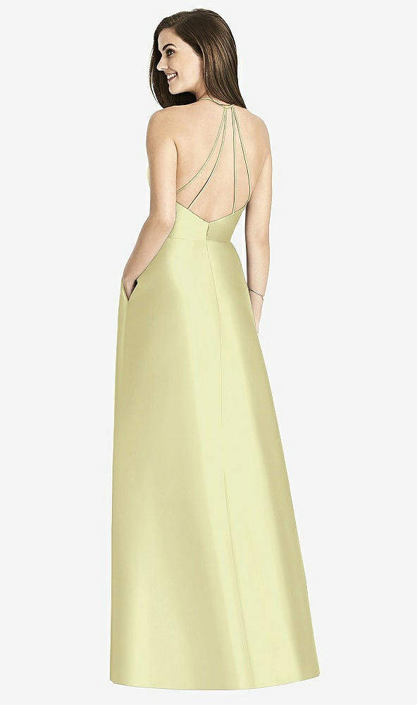 Front View - Butter Yellow Bella Bridesmaids Dress BB115