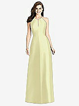 Rear View Thumbnail - Butter Yellow Bella Bridesmaids Dress BB115