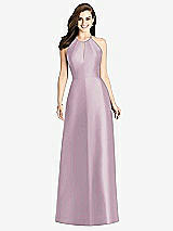 Rear View Thumbnail - Suede Rose Bella Bridesmaids Dress BB115