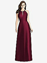 Rear View Thumbnail - Cabernet Bella Bridesmaids Dress BB115