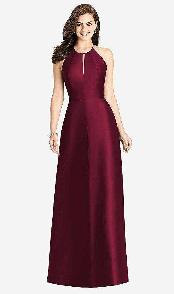 Back View - Cabernet Bella Bridesmaids Dress BB115