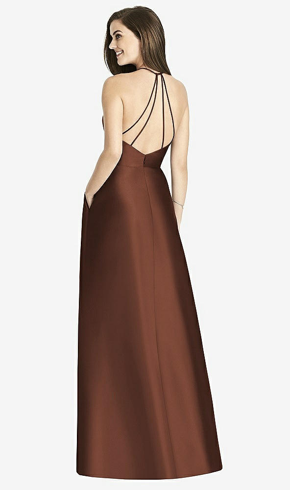 Front View - Cognac Bella Bridesmaids Dress BB115