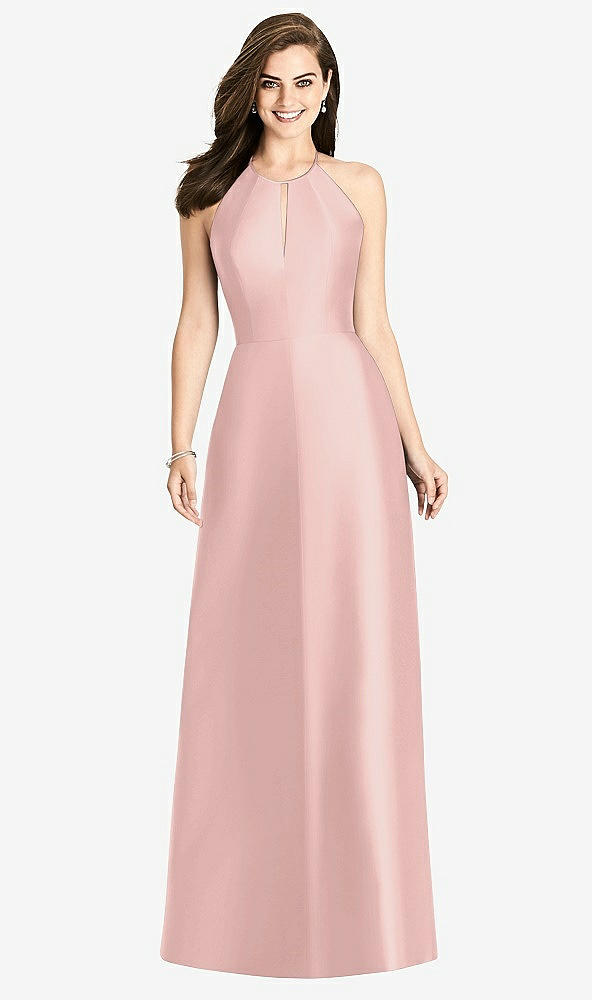 Back View - Rose - PANTONE Rose Quartz Bella Bridesmaids Dress BB115