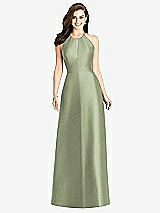 Rear View Thumbnail - Sage Bella Bridesmaids Dress BB115