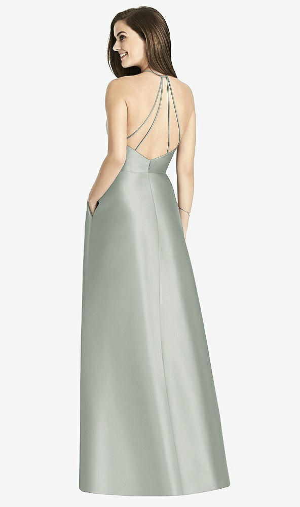 Front View - Willow Green Bella Bridesmaids Dress BB115