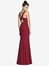 Front View Thumbnail - Burgundy Bella Bridesmaids Dress BB116