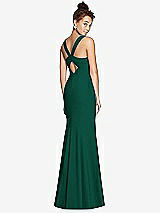 Front View Thumbnail - Hunter Green Bella Bridesmaids Dress BB116