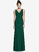 Rear View Thumbnail - Hunter Green Bella Bridesmaids Dress BB116