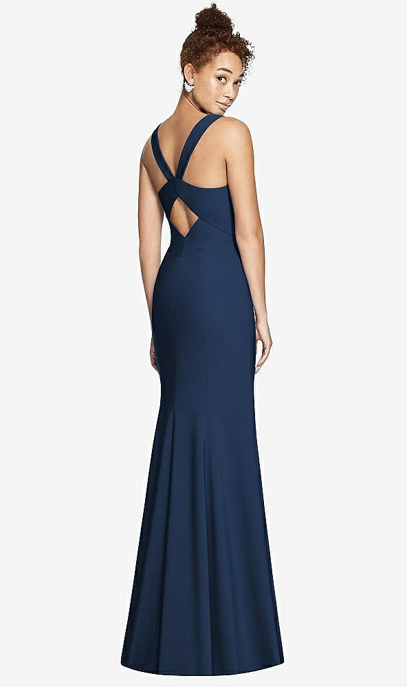 Front View - Midnight Navy Bella Bridesmaids Dress BB116