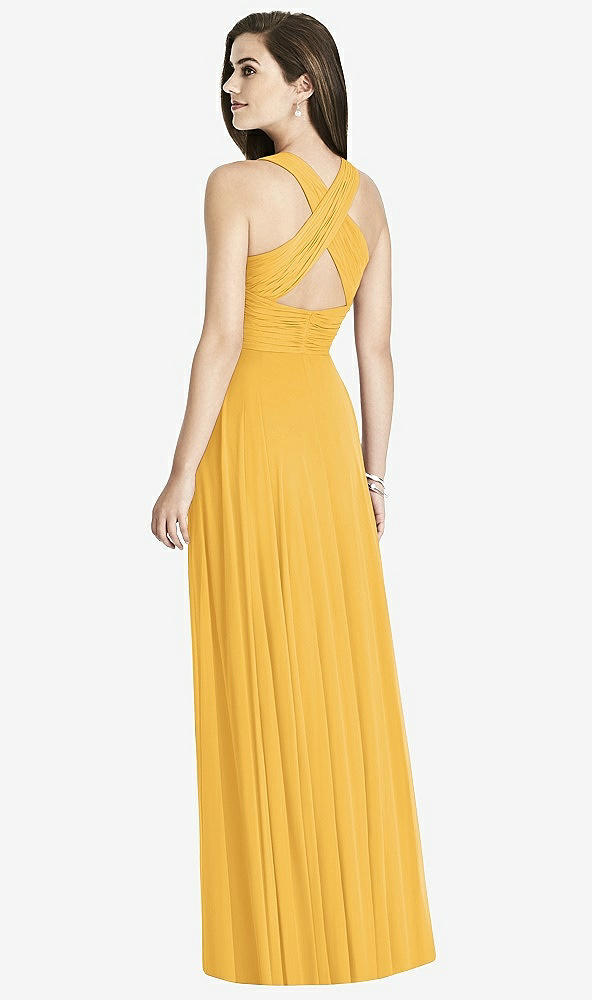 Back View - NYC Yellow Bella Bridesmaids Dress BB117