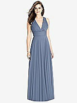 Front View Thumbnail - Larkspur Blue Bella Bridesmaids Dress BB117