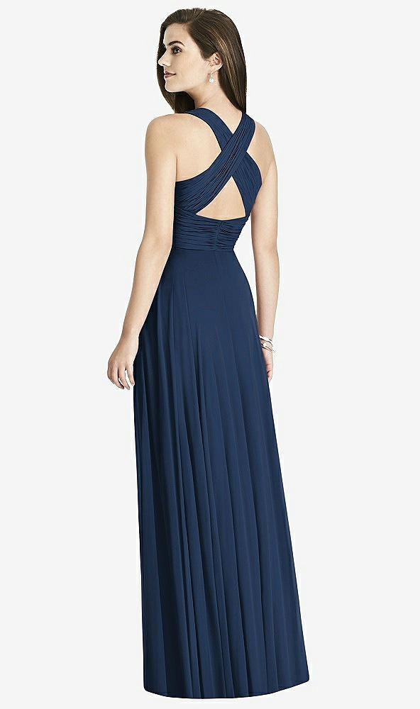 Back View - Midnight Navy Bella Bridesmaids Dress BB117