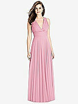 Front View Thumbnail - Peony Pink Bella Bridesmaids Dress BB117