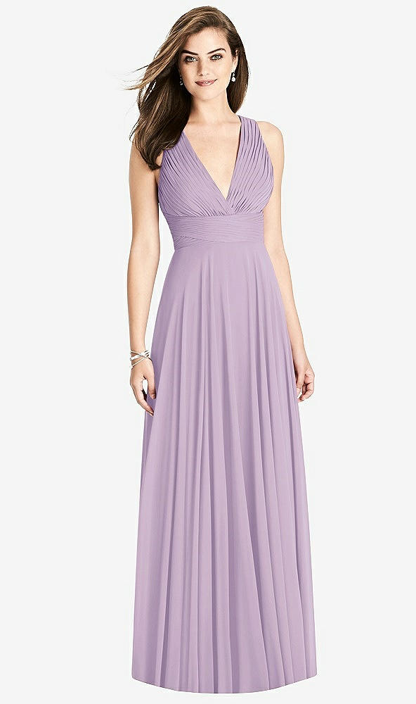 Front View - Pale Purple Bella Bridesmaids Dress BB117