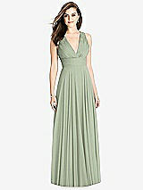 Front View Thumbnail - Sage Bella Bridesmaids Dress BB117