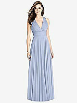 Front View Thumbnail - Sky Blue Bella Bridesmaids Dress BB117