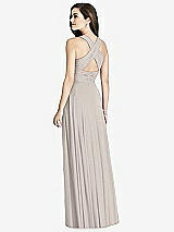 Rear View Thumbnail - Taupe Bella Bridesmaids Dress BB117