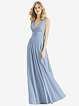 Front View Thumbnail - Cloudy & Light Nude Bella Bridesmaids Dress BB109