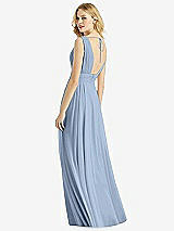 Rear View Thumbnail - Cloudy & Light Nude Bella Bridesmaids Dress BB109