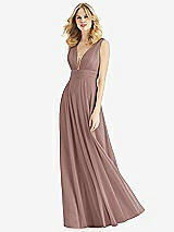 Front View Thumbnail - Sienna & Light Nude Bella Bridesmaids Dress BB109