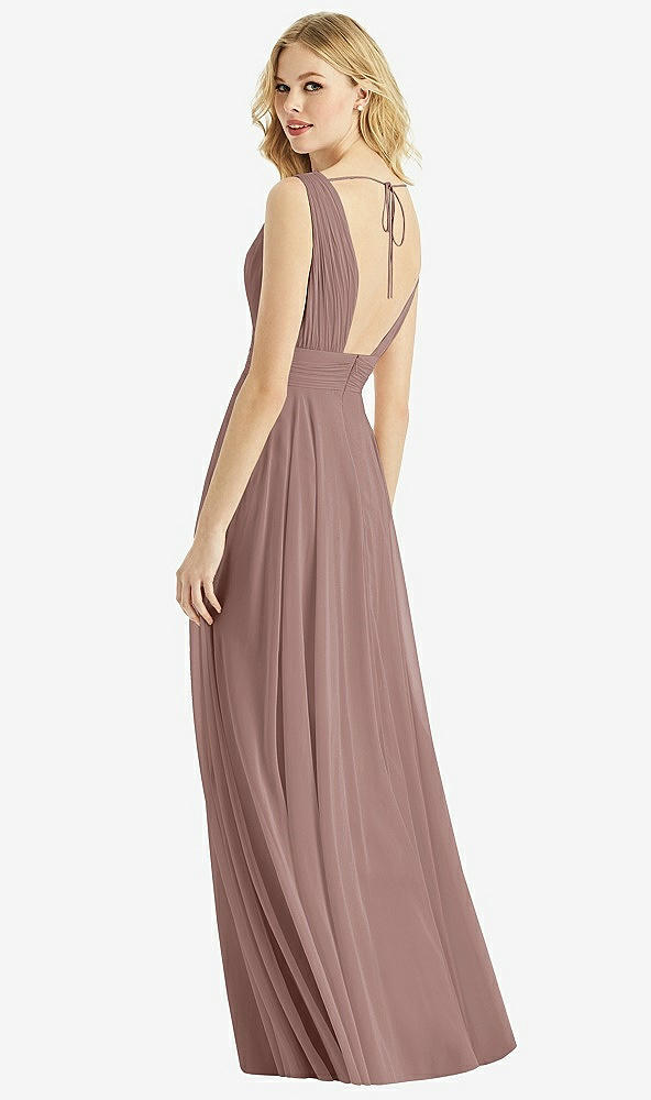 Back View - Sienna & Light Nude Bella Bridesmaids Dress BB109