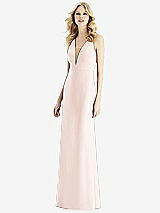 Front View Thumbnail - Blush & Light Nude Bella Bridesmaids Dress BB111